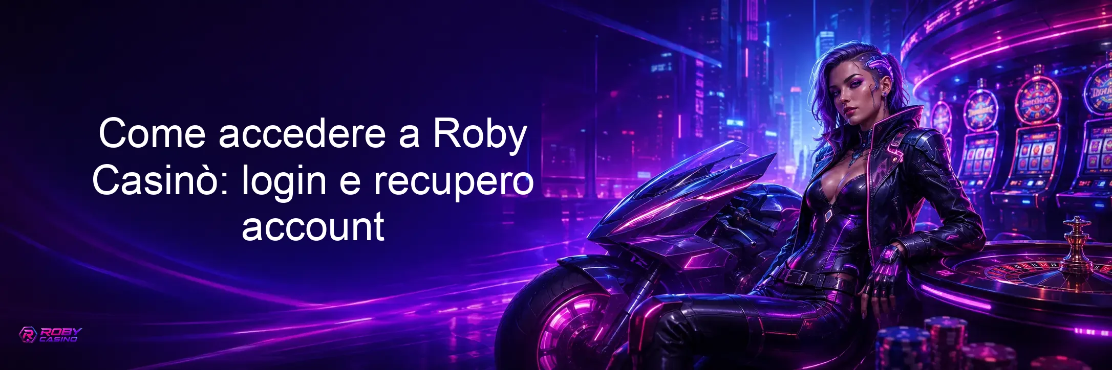Come accedere a Roby Casinò: login e recupero account